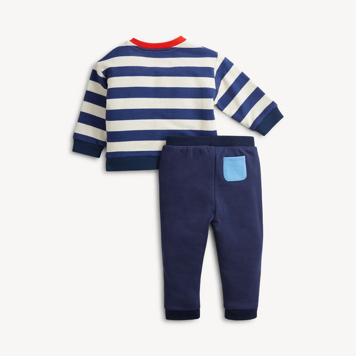 Magnetic Me Navy Stripe 2 Piece Set