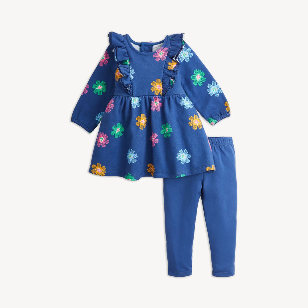 Magnetic Me Navy Floral Dress Set
