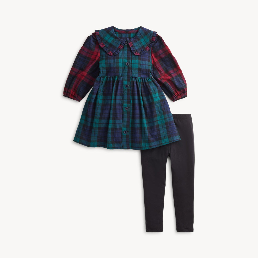 Magnetic Me Mad for Plaid Dress &amp; Legging Set