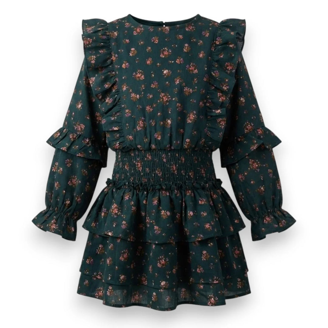 Charlie Evergreen Vintage Floral Dress