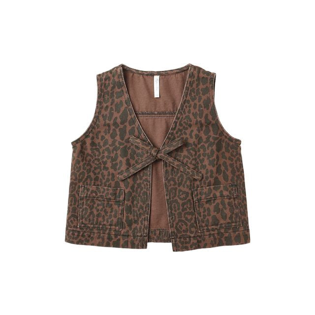 Rylee & Cru Leopard Utility Vest
