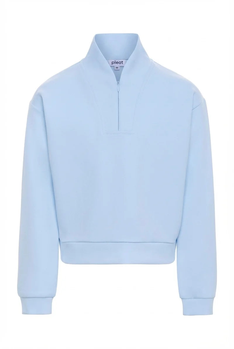 Pleat Liza Pullover in Daydream