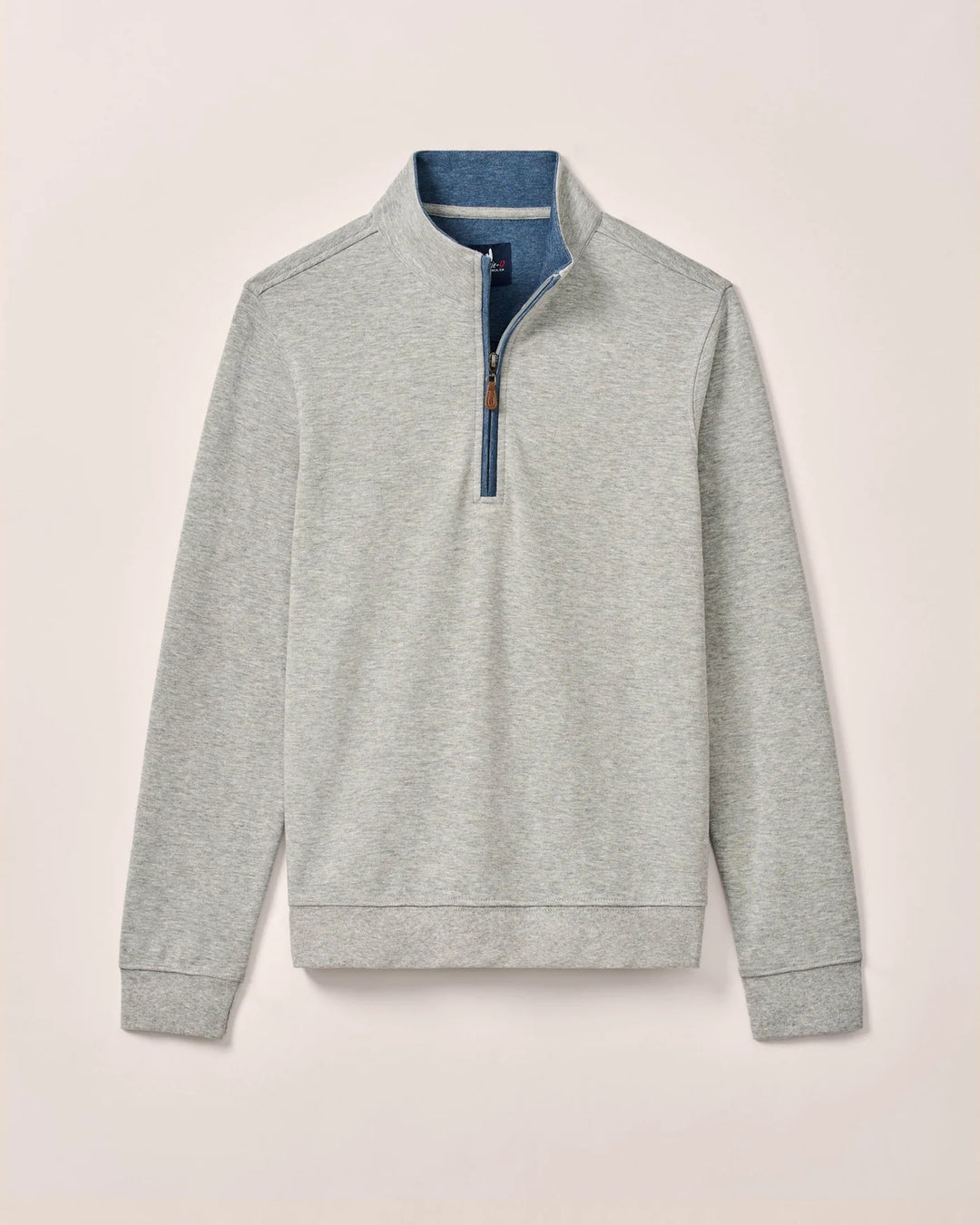 Johnnie O Sully Quarter Zip in Light Grey