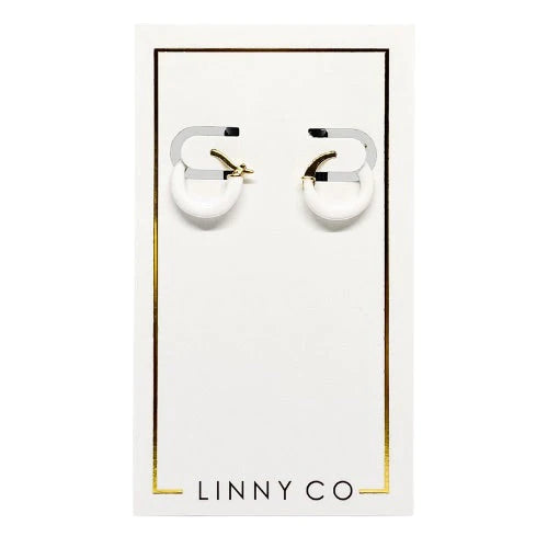 Liny Co.  Mia Earring in White