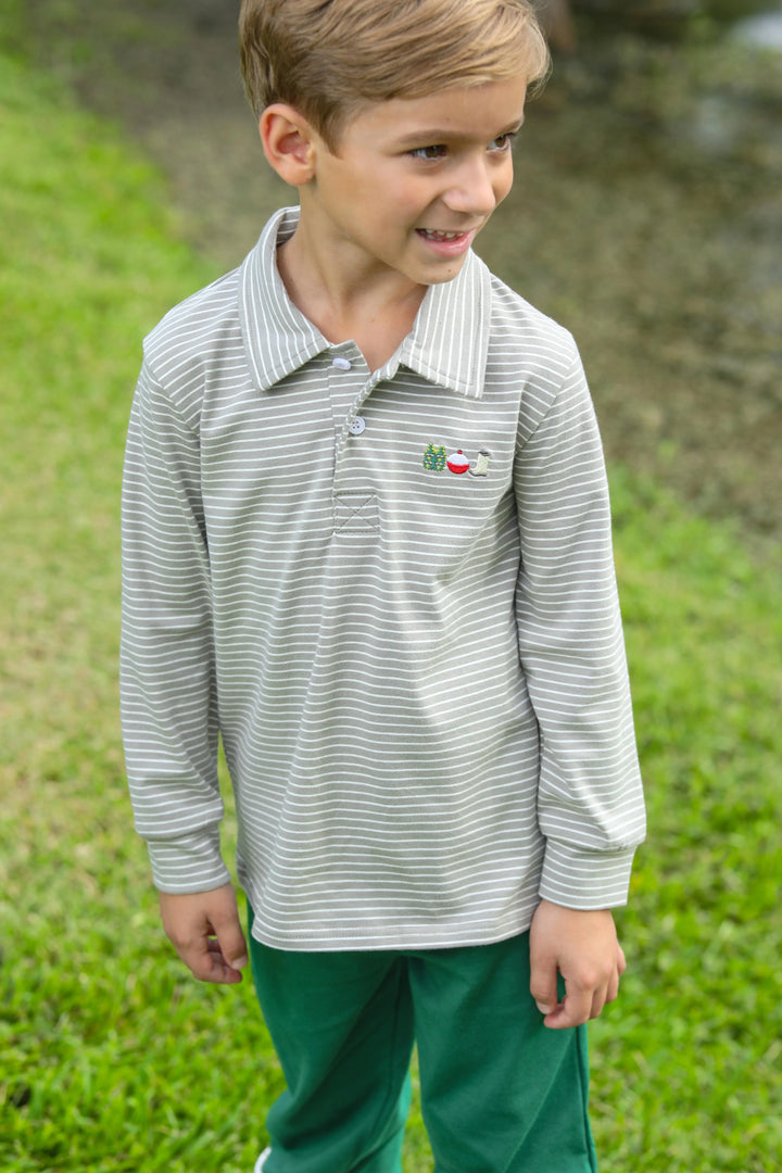 Trotter Street Kids Fishing Trio Polo
