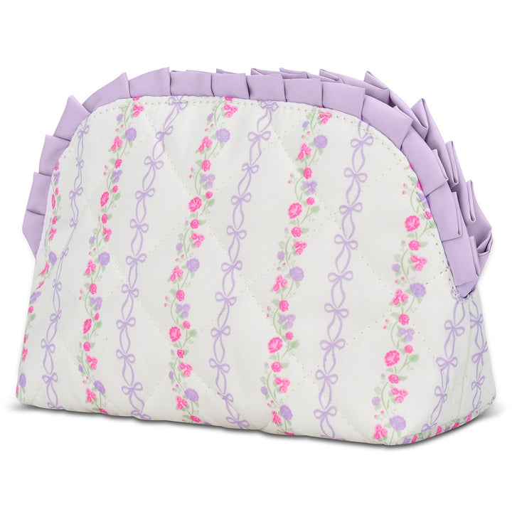Iscream Forever Floral Oval Cosmetic Bag
