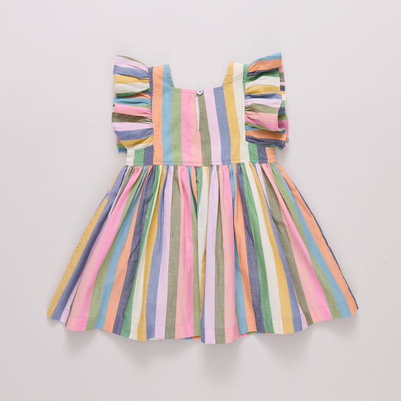 Pink Chicken Elsie Dress in Parade Stripe (size 7-10)