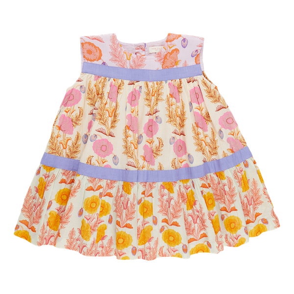 Pink Chicken Gilded Floral Krista Dress (sizes 2-6)