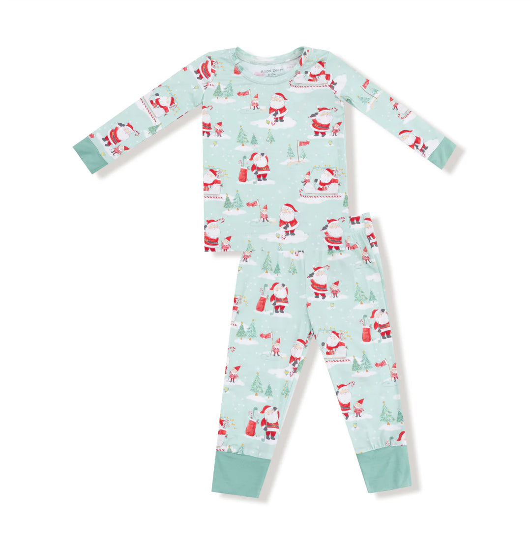 Angel Dear Golfing Santa & Elves Loungewear Set