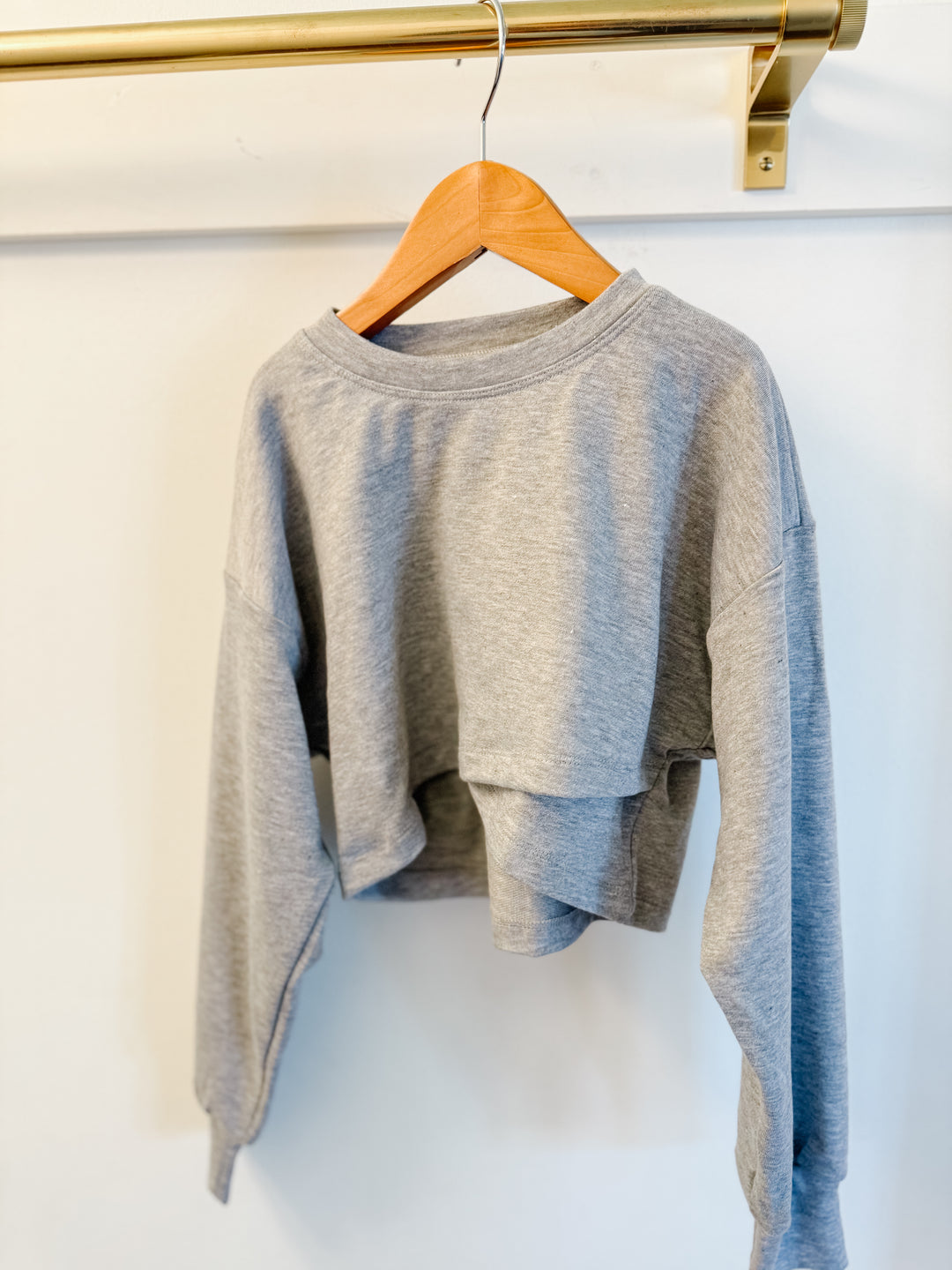 IF SO Asymmetrical Hem Sweatshirt