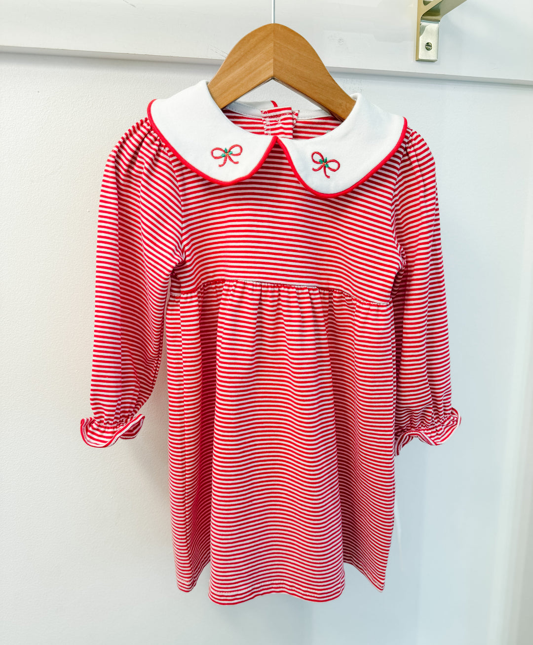 Itsy Bitsy Christmas Bow Dress
