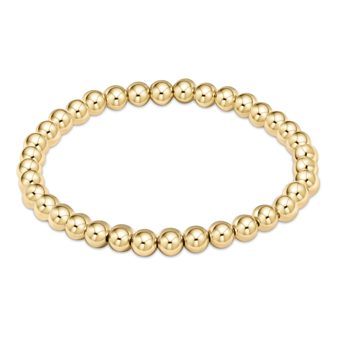Bclg5 | Clasc 5mm Gold Bead Bracelet