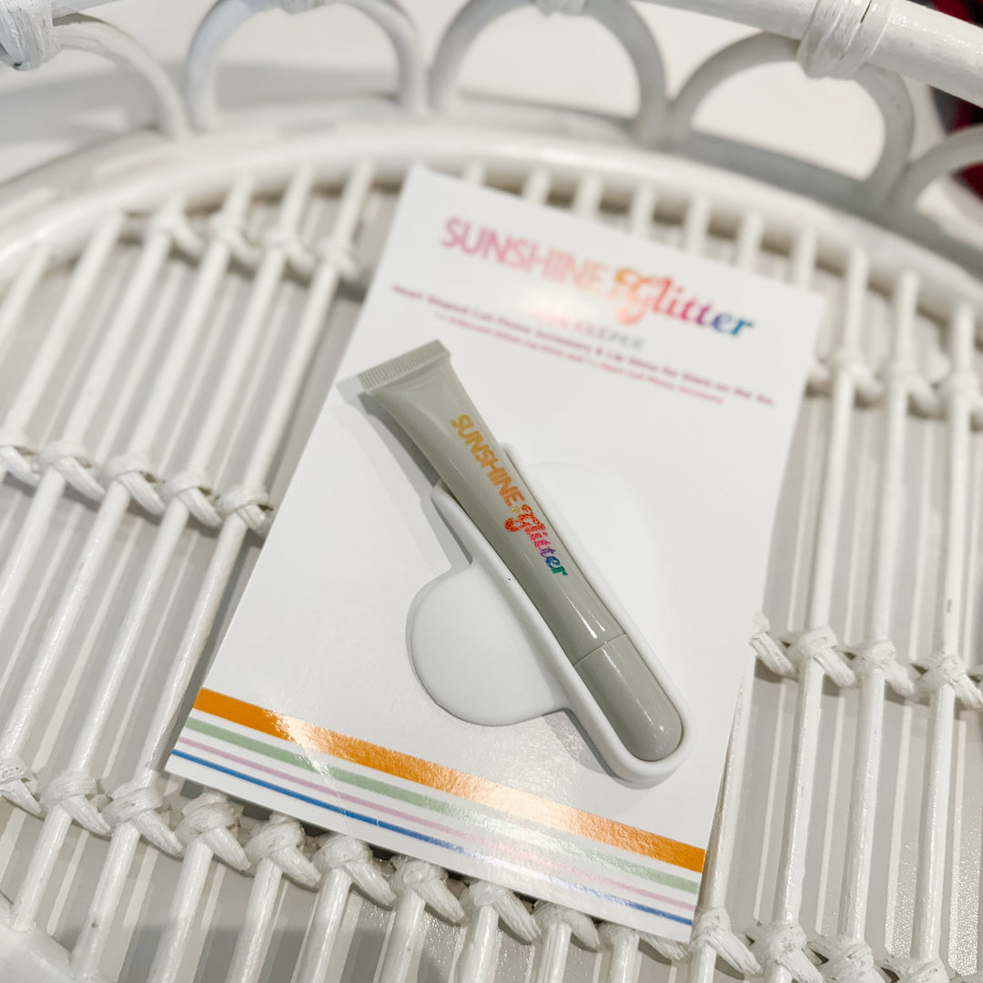 Sunshine & Glitter Kiss Keeper in Clear