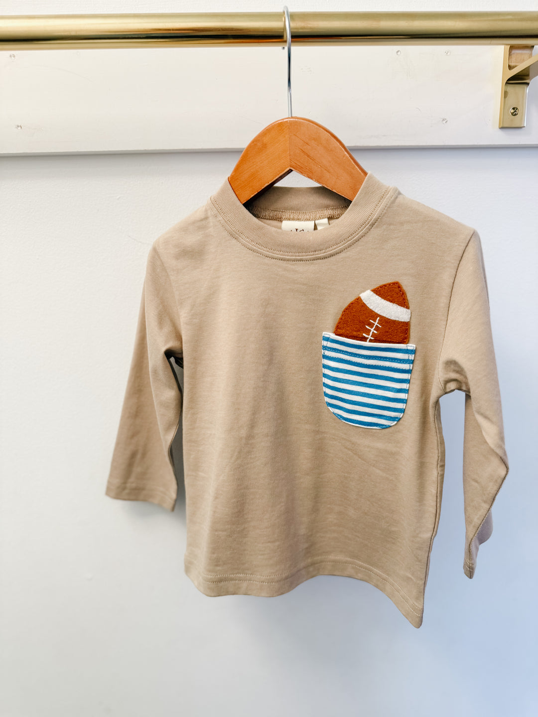 Luigi Kids Football Longsleeve Tee Shirt (2-4)