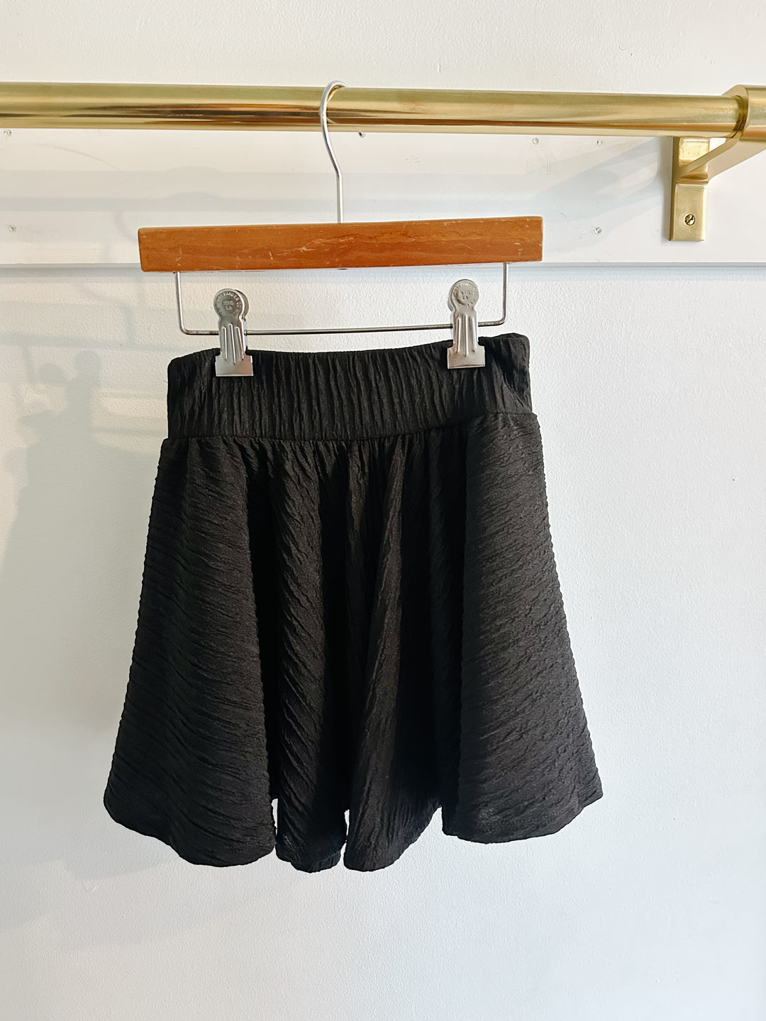 Area Code Black Circle Skirt
