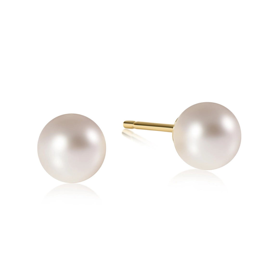 Enewton Classic 10mm Ball Stud Pearl Earring
