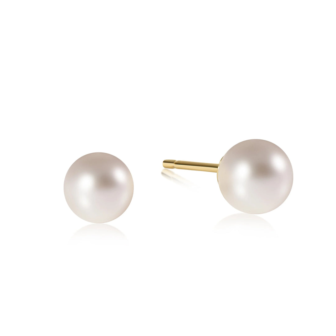 Enewton Classic 8mm Ball Stud Pearl Earring