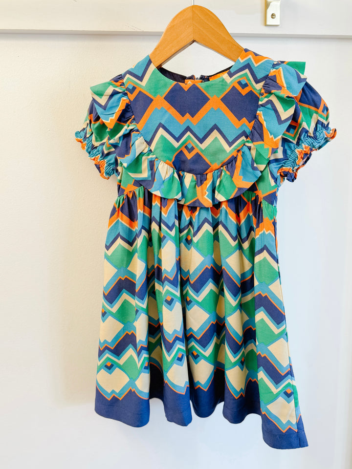 Briton Court Elizabeth Dress in Jade Green