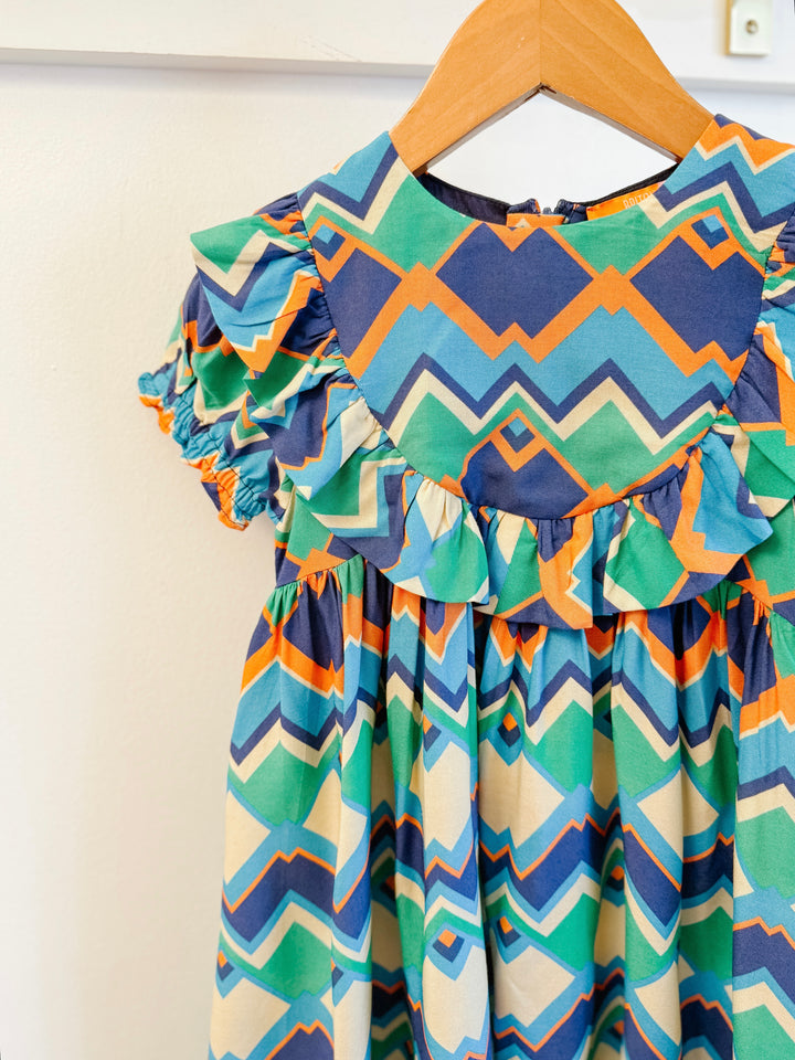 Briton Court Elizabeth Dress in Jade Green