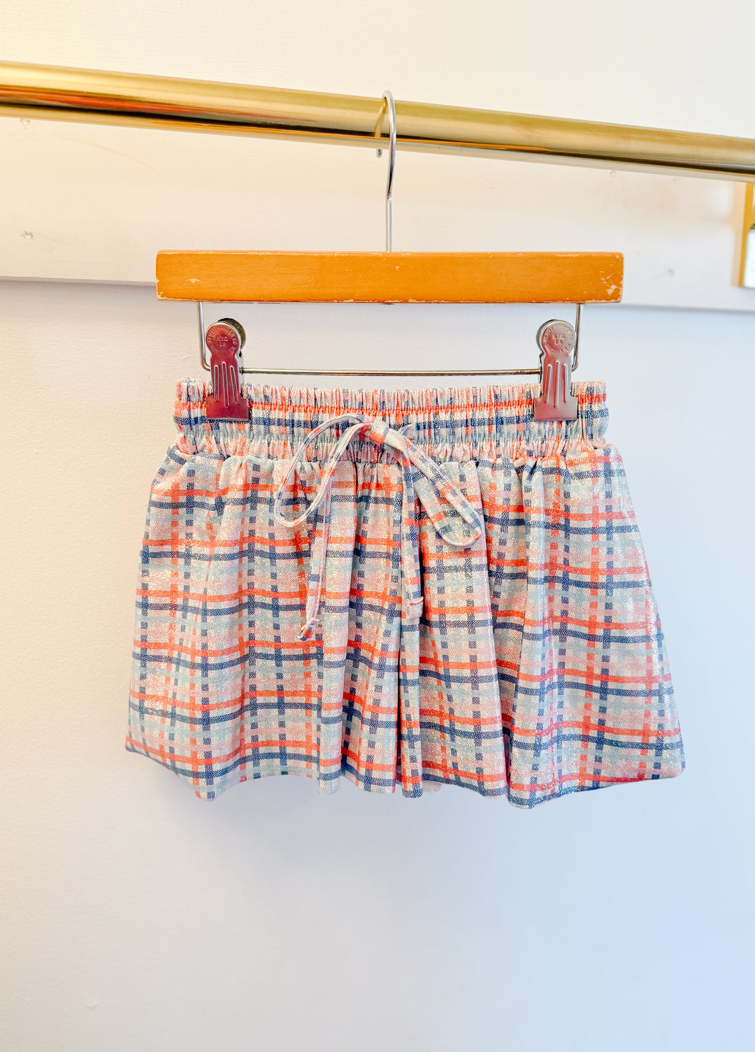 Azarhia London Gingham Shimmer Short