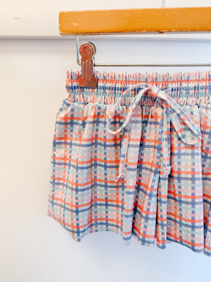 Azarhia London Gingham Shimmer Short