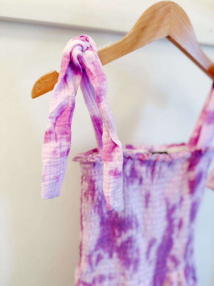Flowers by Zoe Purple Tie Dye Top