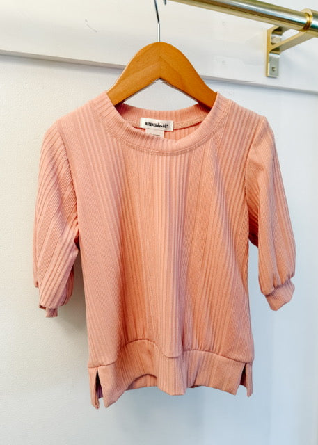 Area Code Belle Top in Blush