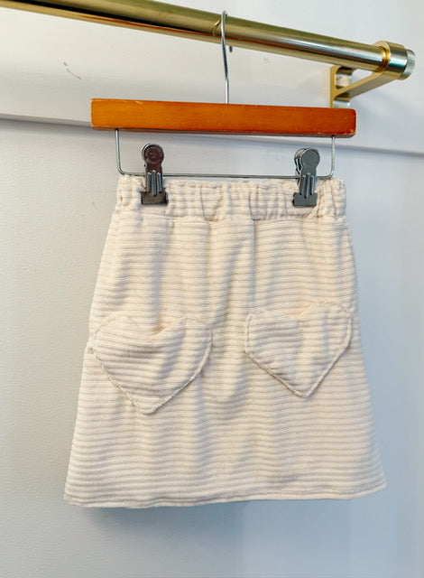 Area Code Rachel Skirt with Heart Pocket