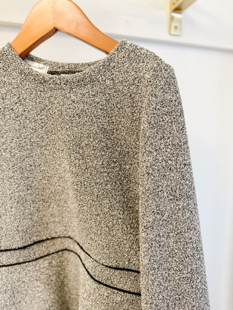 Area Code Jessica Beige & Black Dress