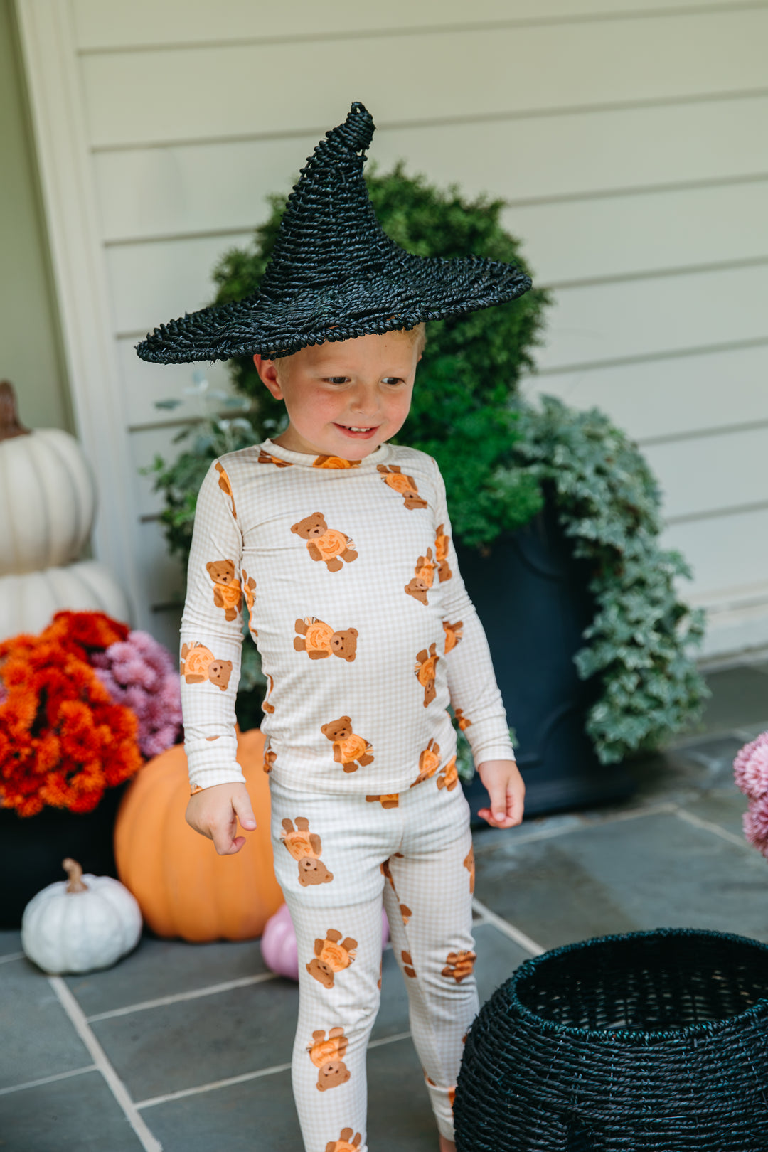 Gingham Bear 2 Piece Pajama Set