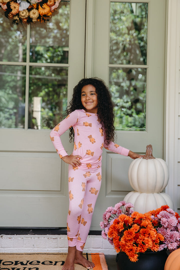 Two Piece Pajama Set in Little Boo Bear