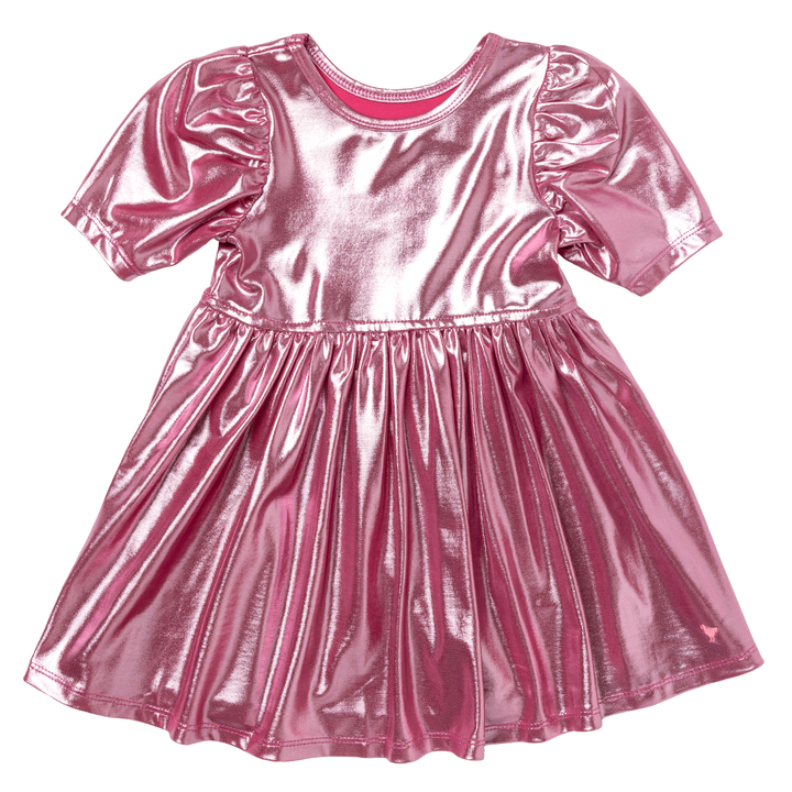 Pink Chicken Lame Laurie Dress (sizes 2-6)