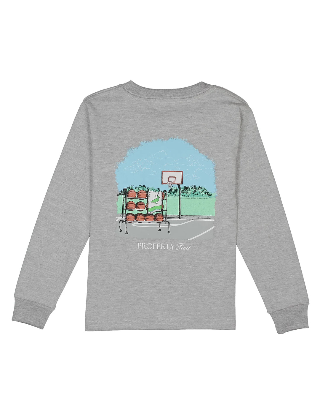 Long Sleeve Basketball Tee