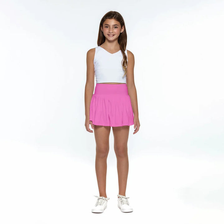 Peixoto Lilly Tennis Skirt in Candy Pink