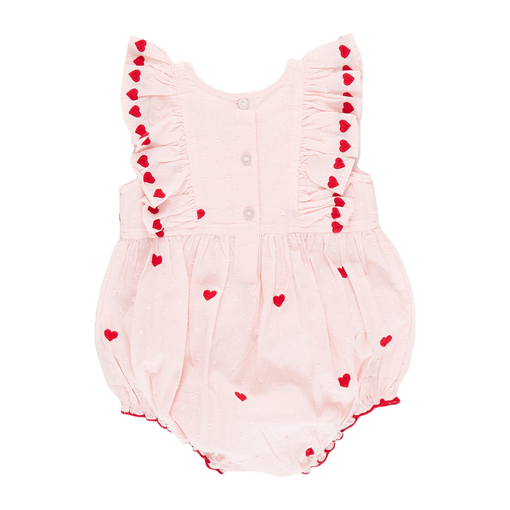 Pink Chicken Raphaela Embroidered Heart Bubble