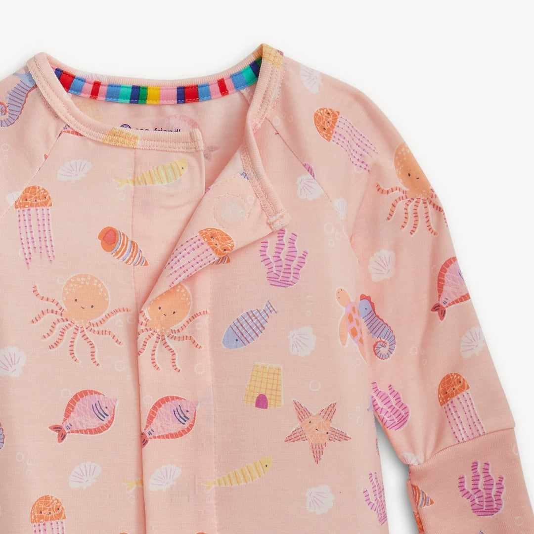 Magnetic Me Deep Chic Modal Coverall in Pink