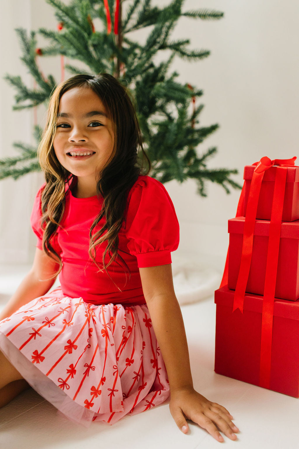 Ollie Jay Tulle Skirt in Dainty Bows