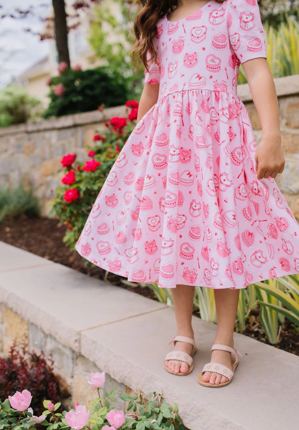 Ollie Jay Puff Dress in Eat Your Heart Out