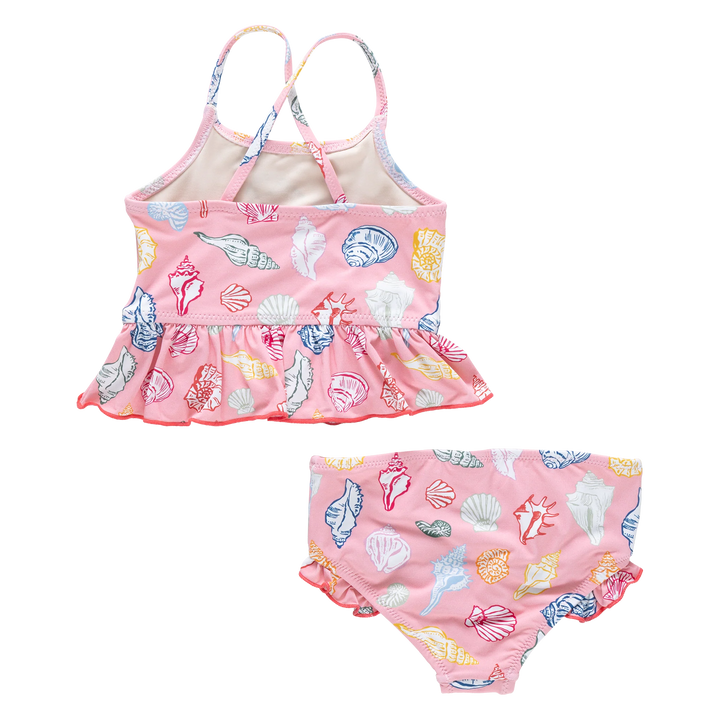 Pink Chicken Palmer Tankini in Shells (size 2-6)