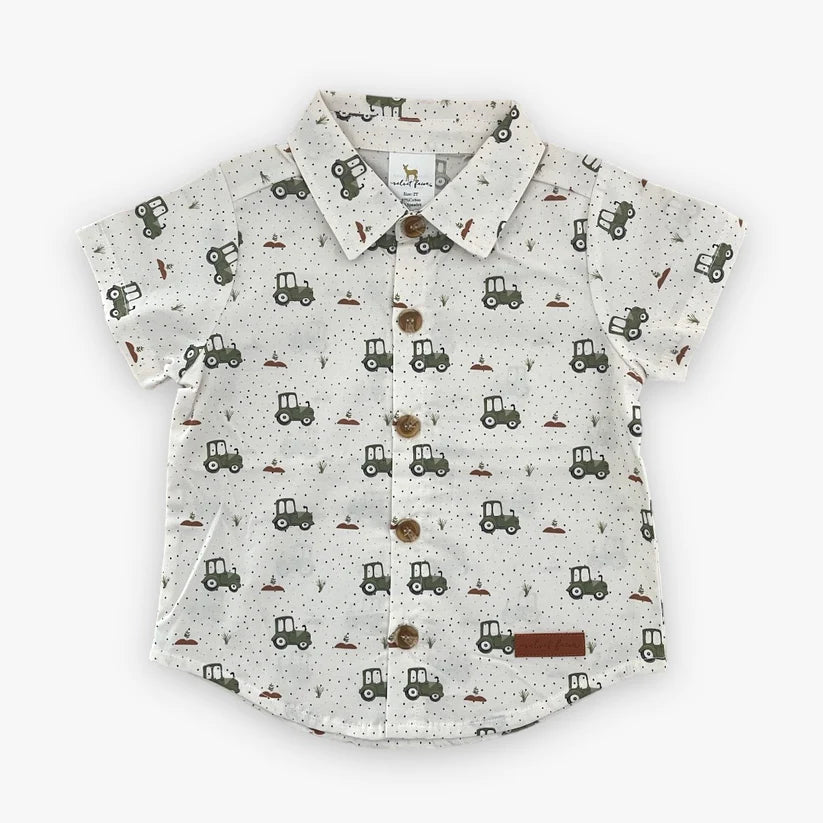 Velvet Fawn Nash Button Down in Tractor