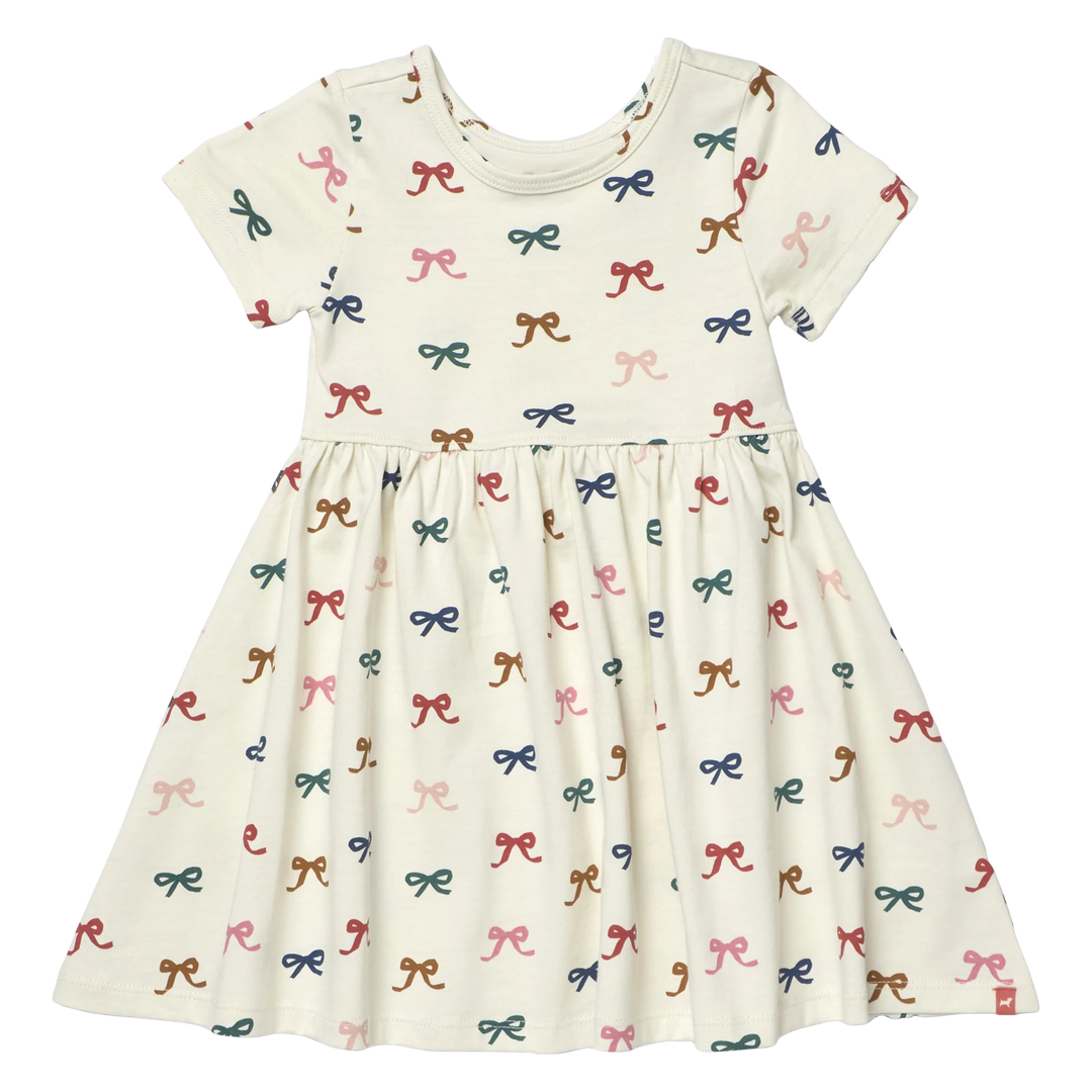 Pink Chicken Sunny Dress in Tiny Bows