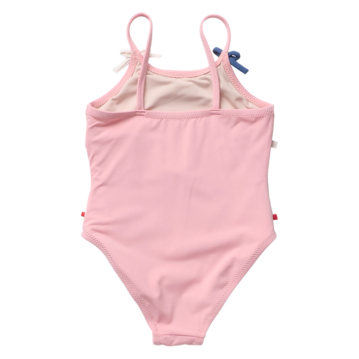 Pink Chicken Lottie Suit in Pink Bows (size 7-10)