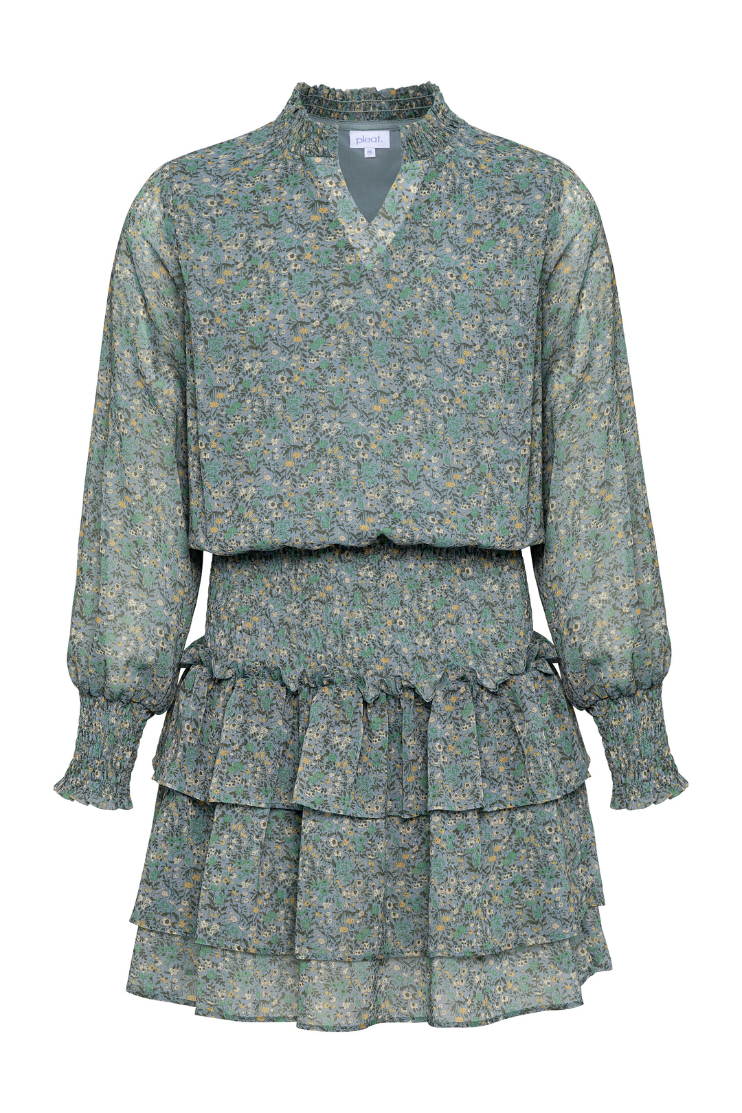 Pleat Harriett Dress in Marigold