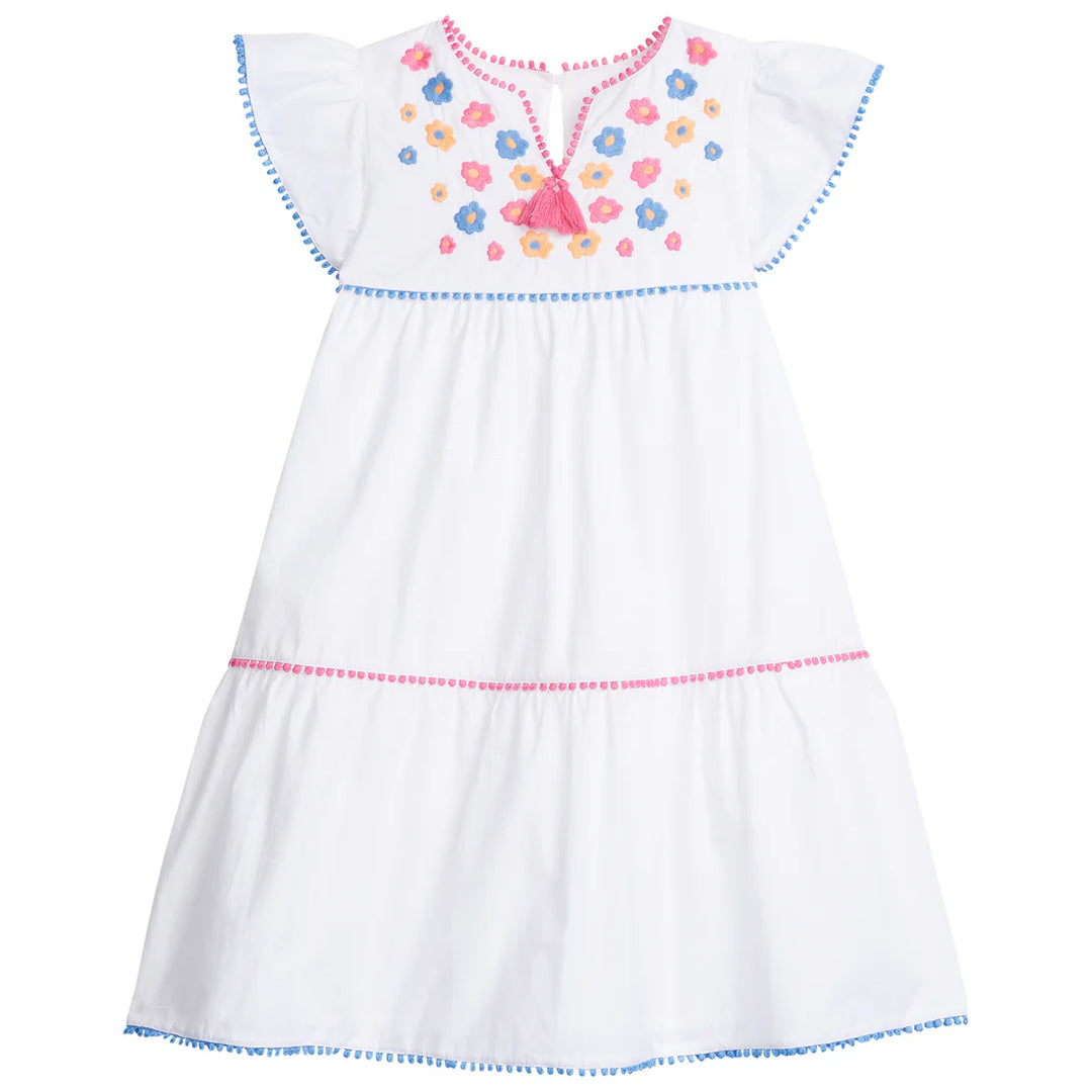 Bisby Flower Market Embroidered Postiano Dress