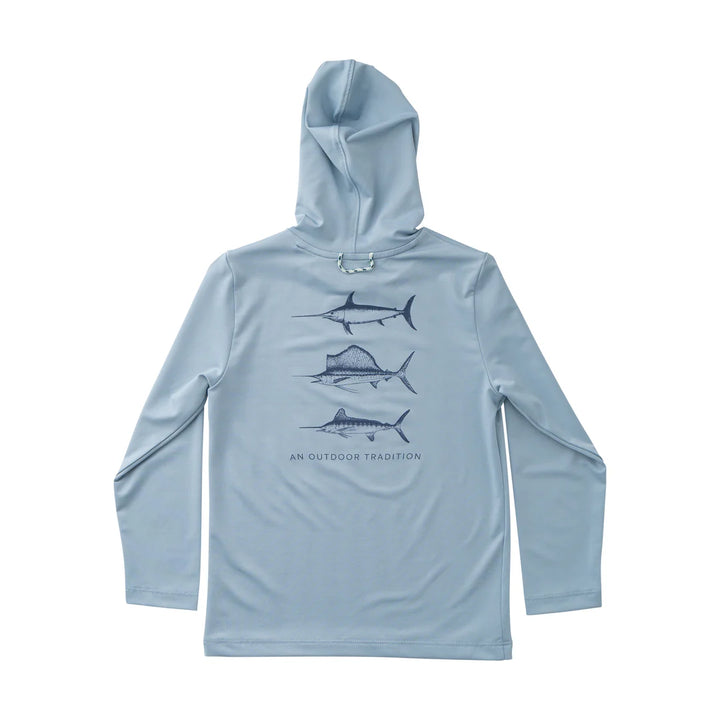 Prodoh Performance Fish Long Sleeve Hoodie Tee