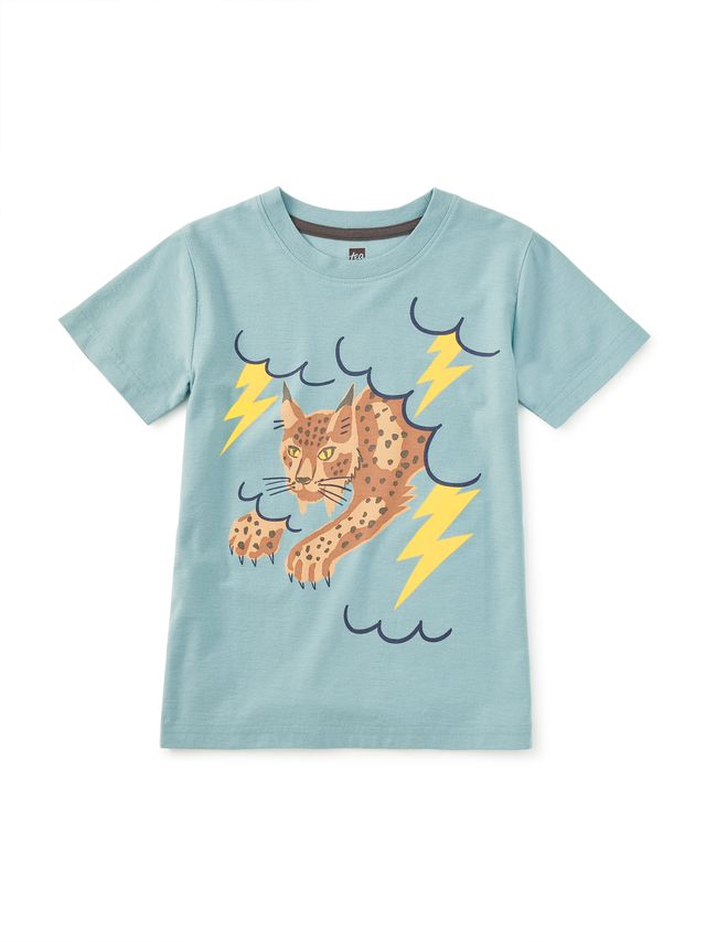 Tea Collection Lightning Lynx Graphic Tee