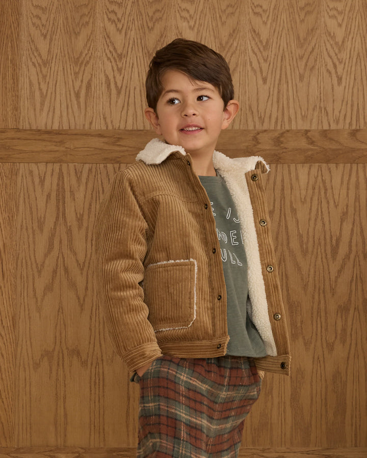 Rylee & Cru Corduroy Jacket in Toffee