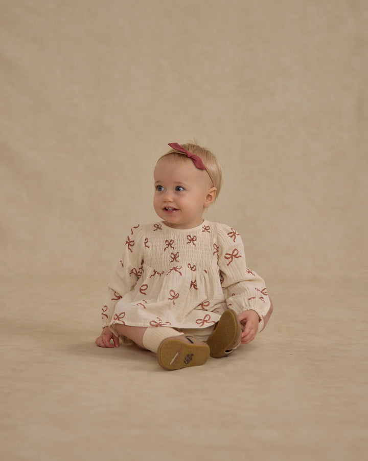 Rylee & Cru Sophia Top + Bloomer Set in Ruby Bows