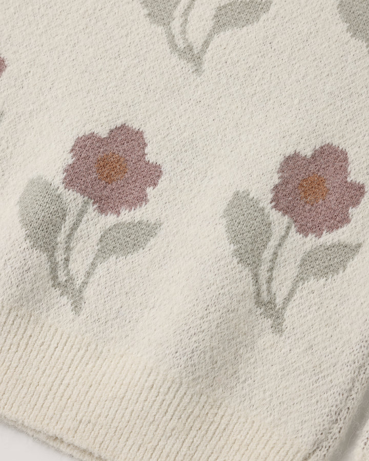 Rylee &amp; Cru Aspen Sweater in Ivory Flower