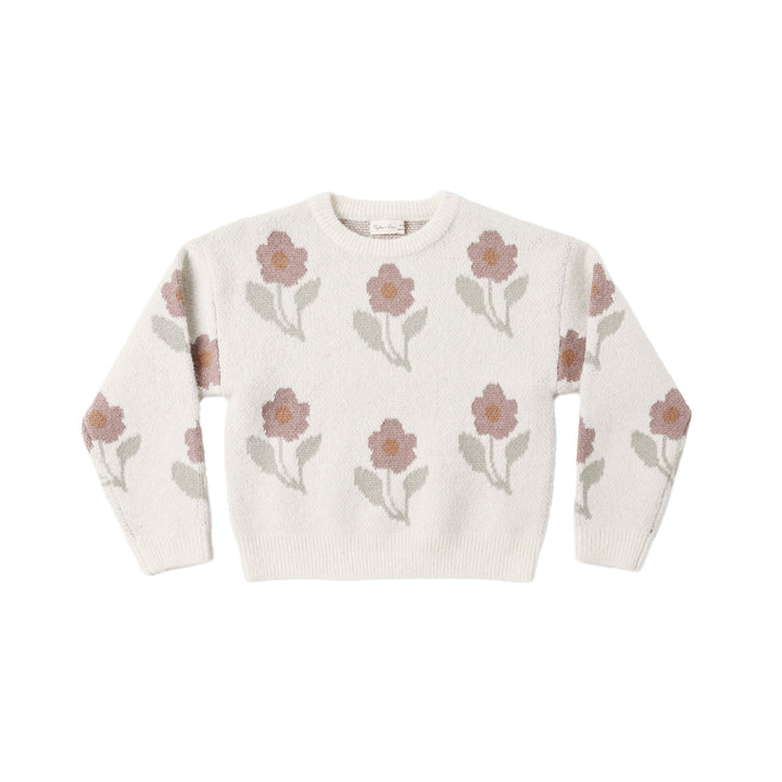 Rylee &amp; Cru Aspen Sweater in Ivory Flower